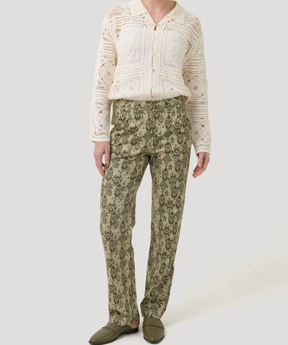Pantalón Algodón Orgánico Mujer Caspio Multicolor Rockford