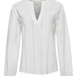 Blusa Algodón Orgánico Mujer Lunko Blanco Rockford
