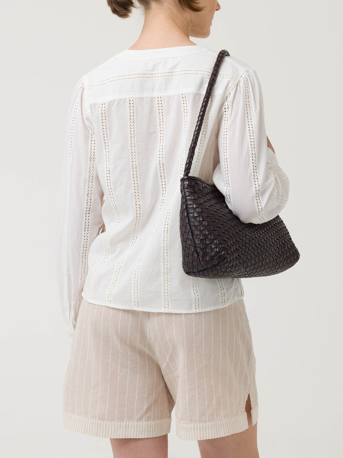 Blusa Algodón Orgánico Mujer Lunko Blanco Rockford