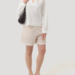 Blusa Algodón Orgánico Mujer Lunko Blanco Rockford