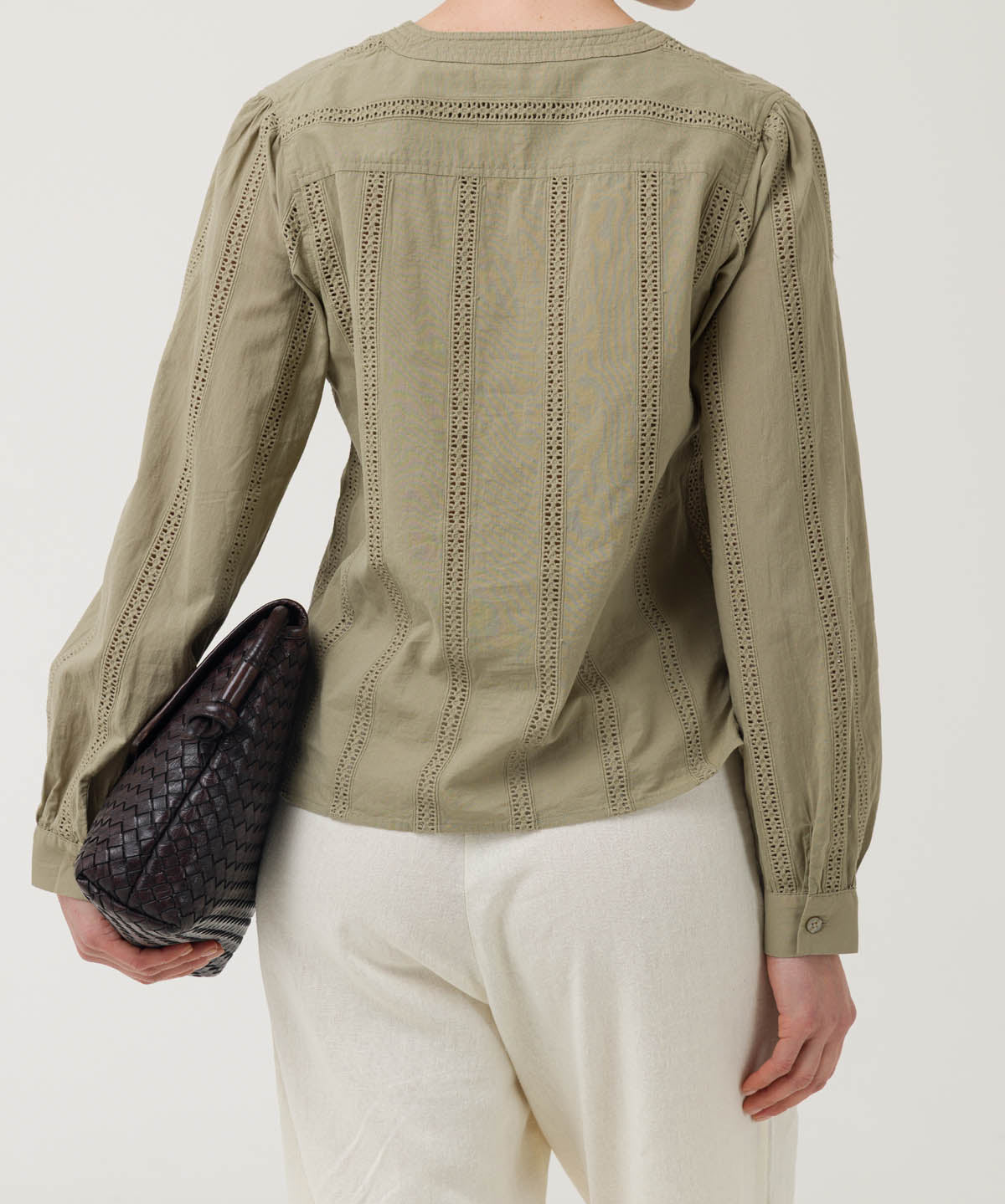 Blusa Algodón Orgánico Mujer Lunko Verde Rockford