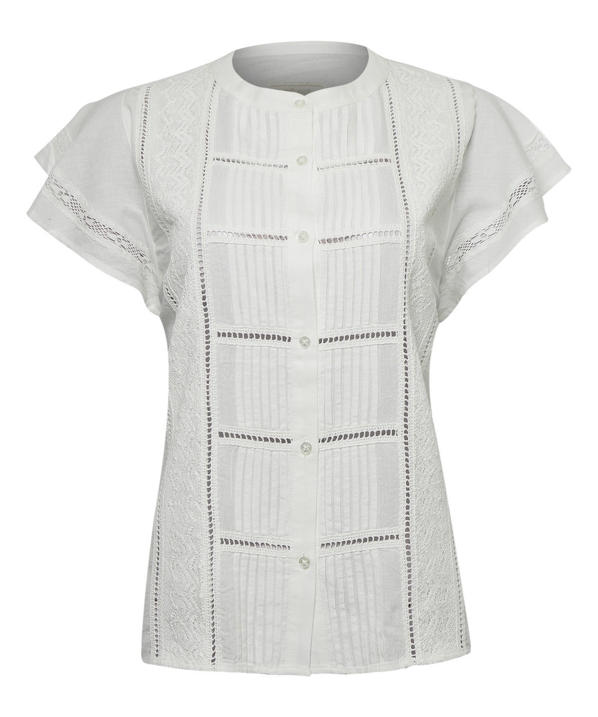 Blusa Lino Orgánico Mujer Sulta Blanco Rockford