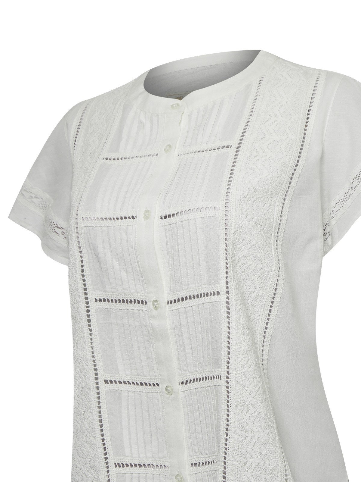 Blusa Lino Orgánico Mujer Sulta Blanco Rockford