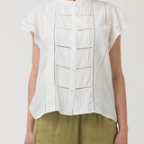 Blusa Lino Orgánico Mujer Sulta Blanco Rockford