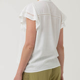 Blusa Lino Orgánico Mujer Sulta Blanco Rockford