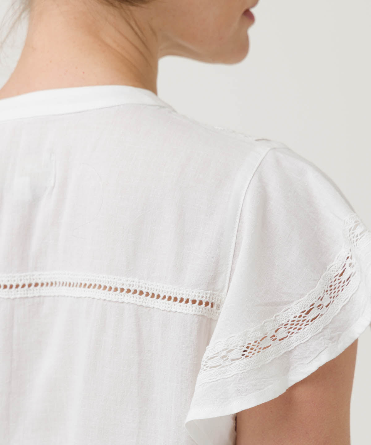 Blusa Lino Orgánico Mujer Sulta Blanco Rockford