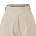Pantalón Lino Orgánico Mujer Ava Beige Rockford