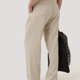 Pantalón Lino Orgánico Mujer Ava Beige Rockford