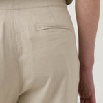 Pantalón Lino Orgánico Mujer Ava Beige Rockford