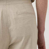 Pantalón Lino Orgánico Mujer Ava Beige Rockford