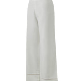 Pantalón Lino Orgánico Mujer Mekong Blanco Rockford