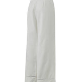 Pantalón Lino Orgánico Mujer Mekong Blanco Rockford
