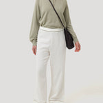 Pantalón Lino Orgánico Mujer Mekong Blanco Rockford