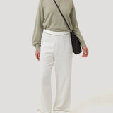 Pantalón Lino Orgánico Mujer Mekong Blanco Rockford