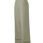 Pantalón Lino Orgánico Mujer Mekong Verde Rockford