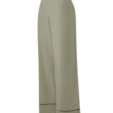 Pantalón Lino Orgánico Mujer Mekong Verde Rockford