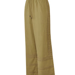 Pantalón Lino Orgánico Mujer Fuji Verde Rockford