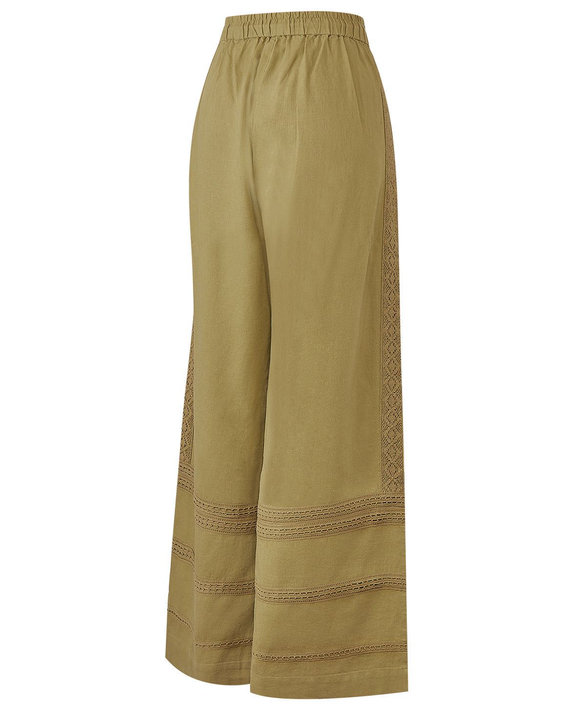 Pantalón Lino Orgánico Mujer Fuji Verde Rockford