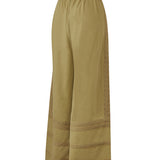 Pantalón Lino Orgánico Mujer Fuji Verde Rockford