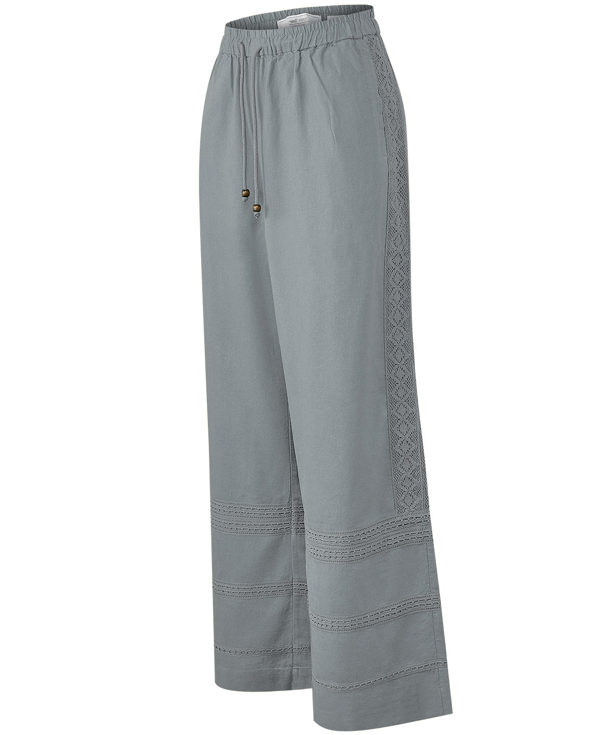 Pantalón Lino Orgánico Mujer Fuji Gris Rockford
