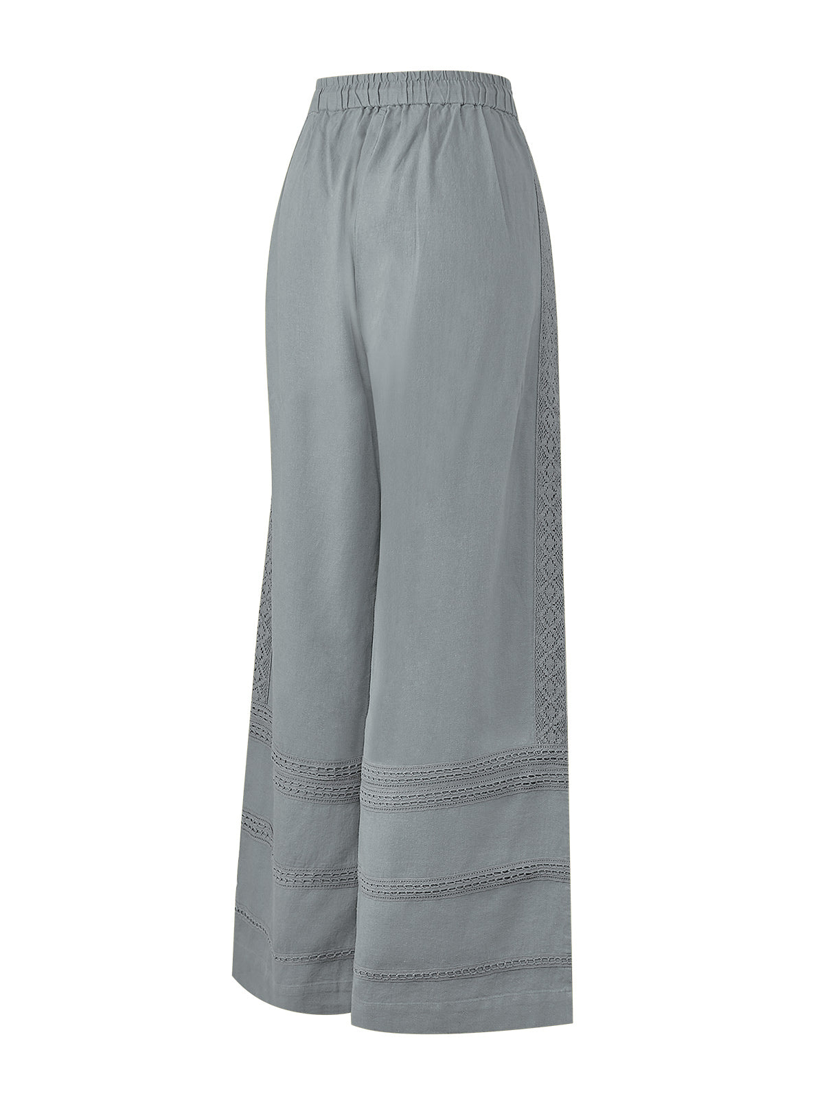 Pantalón Lino Orgánico Mujer Fuji Gris Rockford