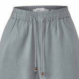 Pantalón Lino Orgánico Mujer Fuji Gris Rockford