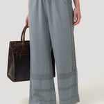 Pantalón Lino Orgánico Mujer Fuji Gris Rockford