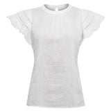 Blusa Algodón Orgánico Mujer Filka Blanco Rockford