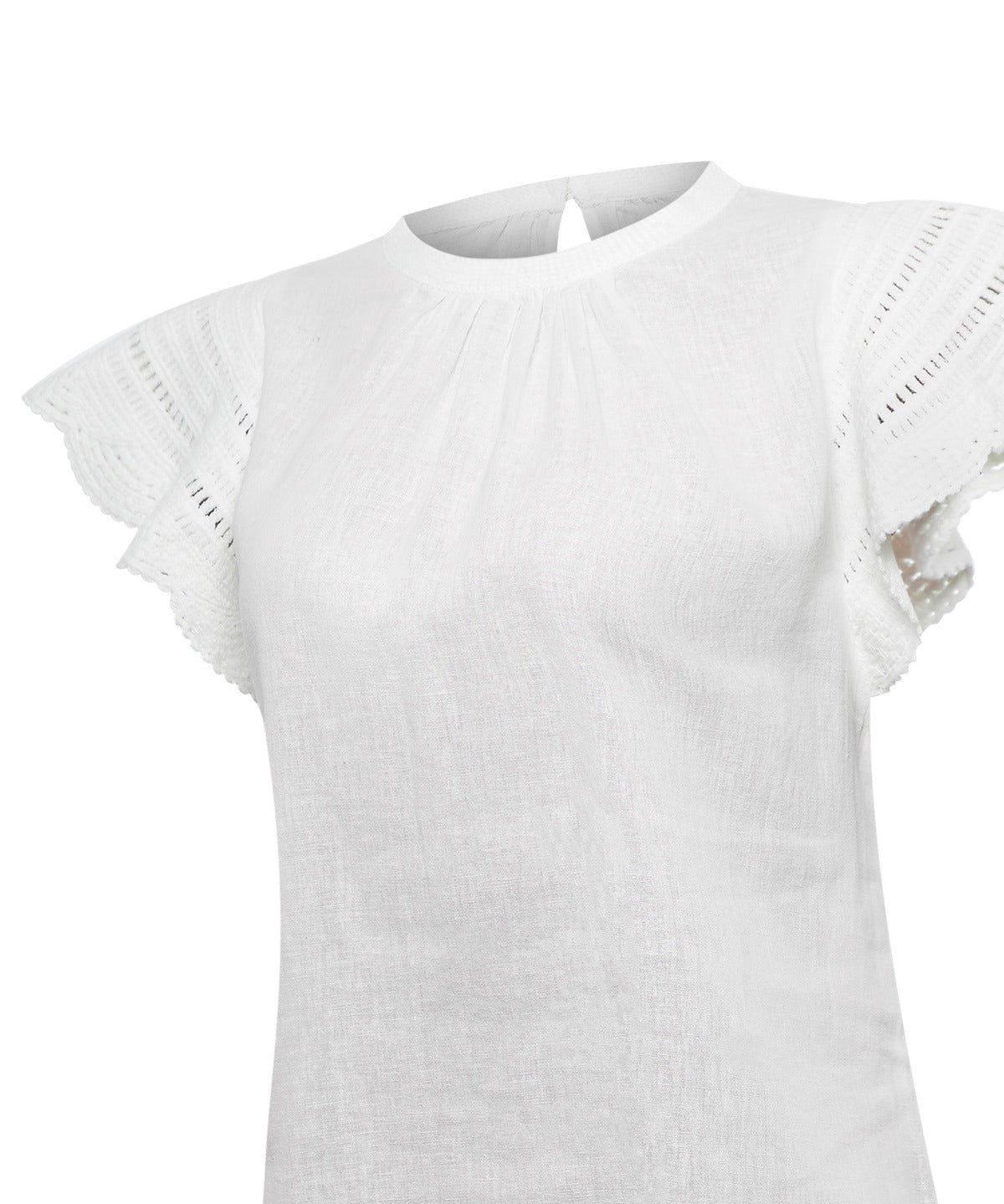 Blusa Algodón Orgánico Mujer Filka Blanco Rockford