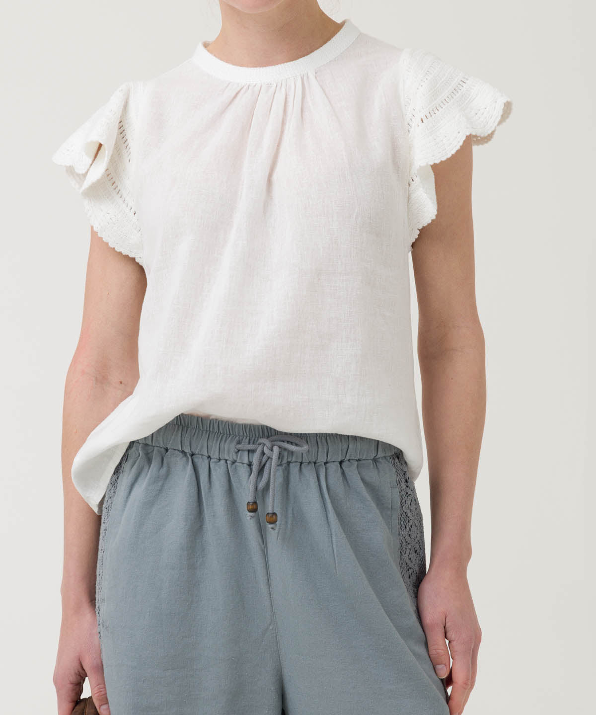 Blusa Algodón Orgánico Mujer Filka Blanco Rockford