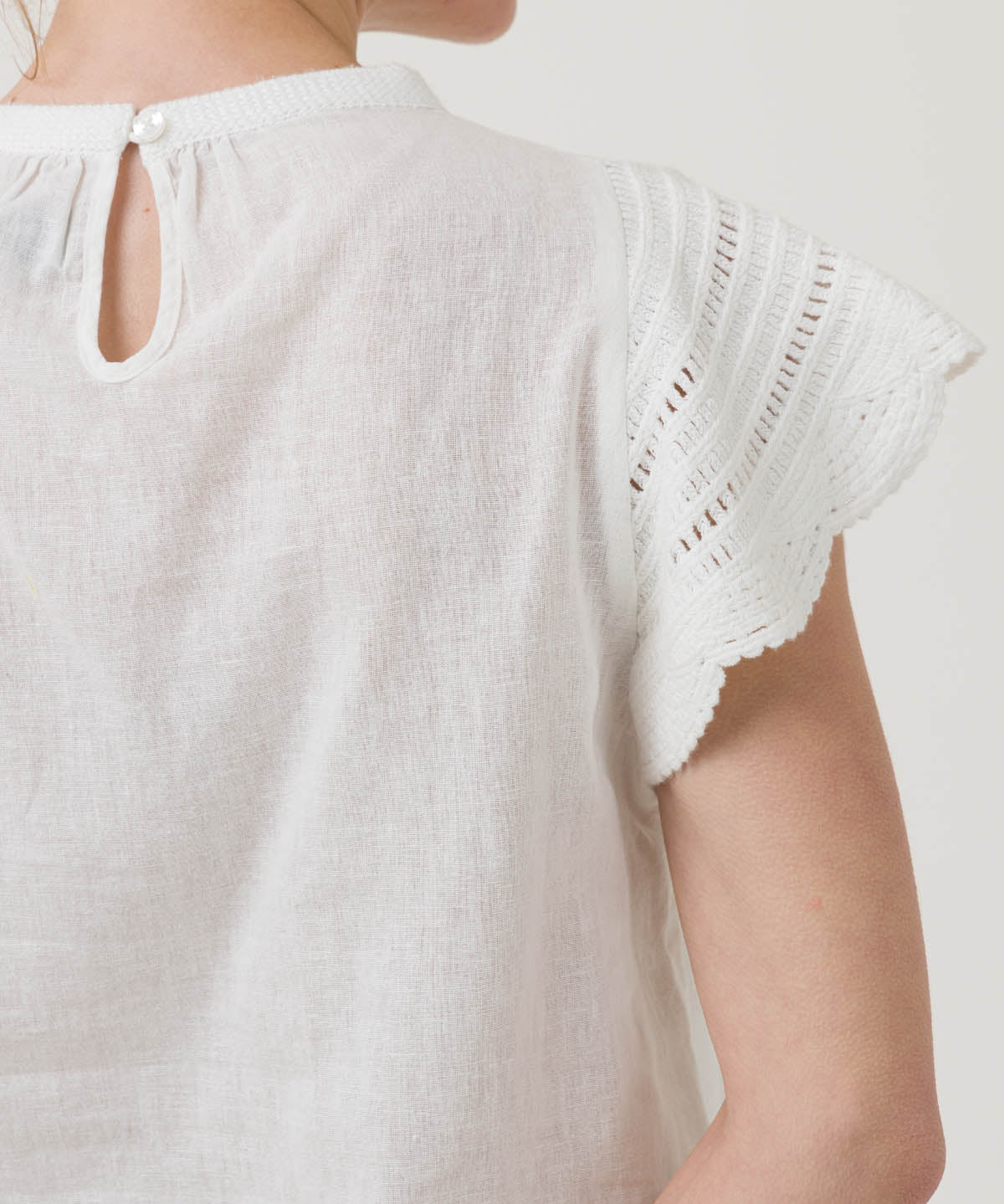 Blusa Algodón Orgánico Mujer Filka Blanco Rockford
