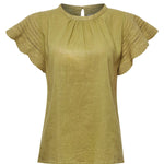 Blusa Algodón Orgánico Mujer Filka Verde Rockford