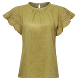 Blusa Algodón Orgánico Mujer Filka Verde Rockford