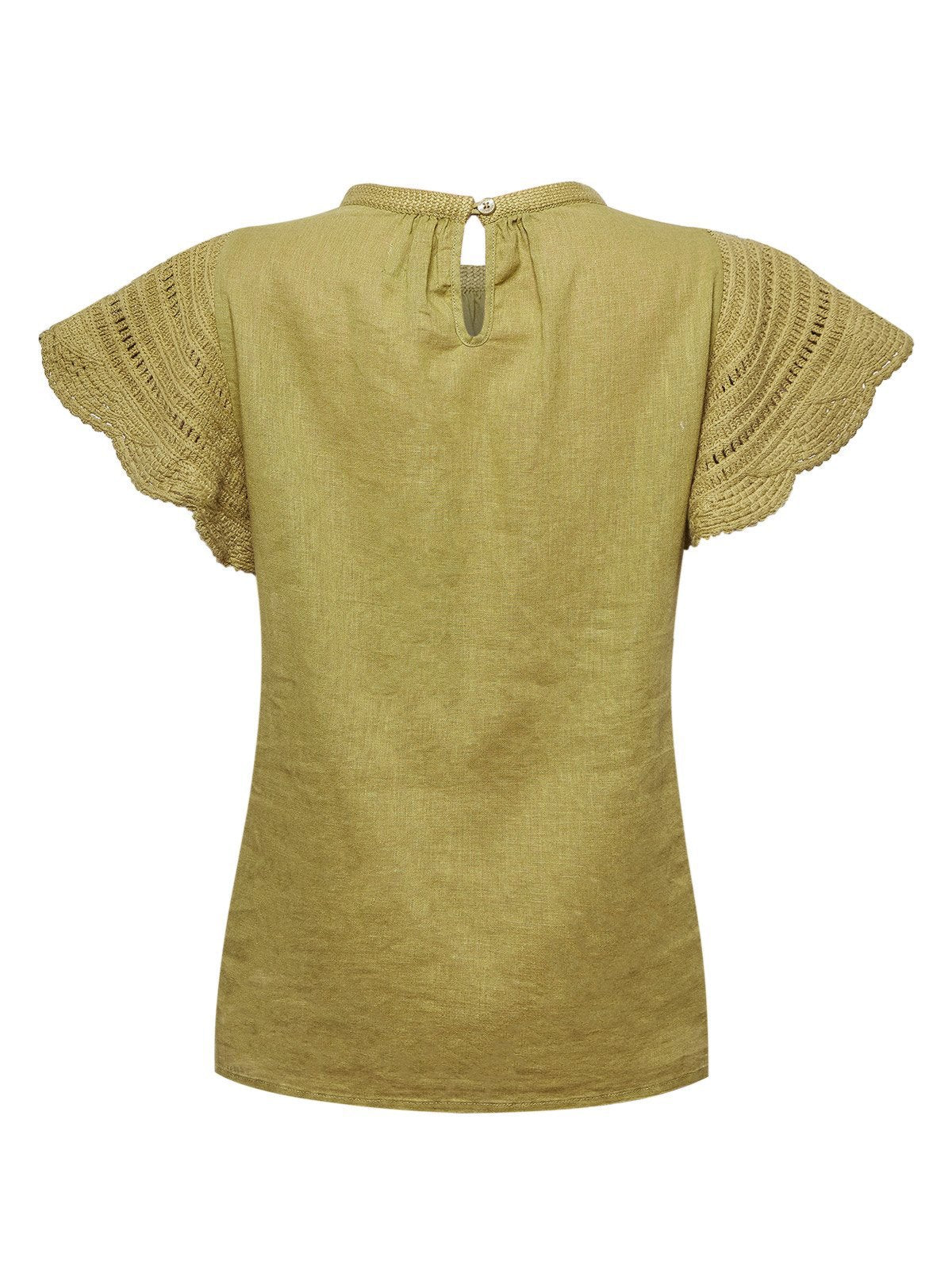 Blusa Algodón Orgánico Mujer Filka Verde Rockford