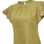 Blusa Algodón Orgánico Mujer Filka Verde Rockford