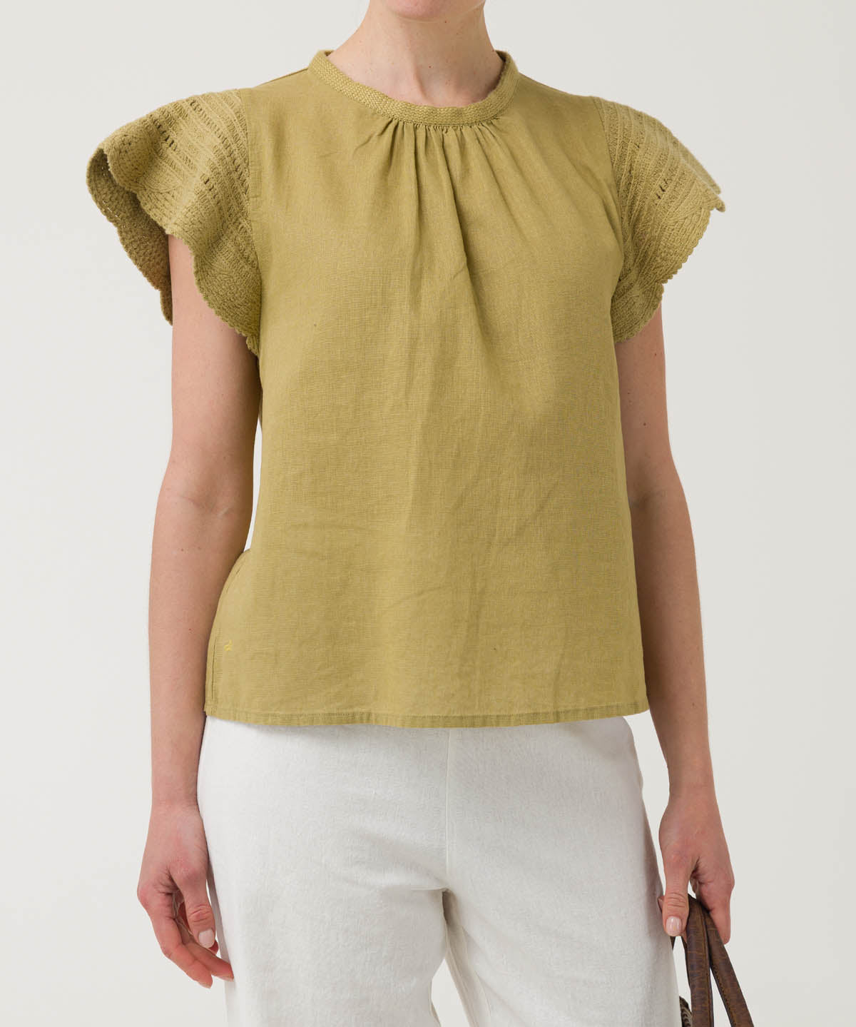 Blusa Algodón Orgánico Mujer Filka Verde Rockford