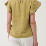 Blusa Algodón Orgánico Mujer Filka Verde Rockford