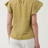 Blusa Algodón Orgánico Mujer Filka Verde Rockford