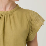 Blusa Algodón Orgánico Mujer Filka Verde Rockford