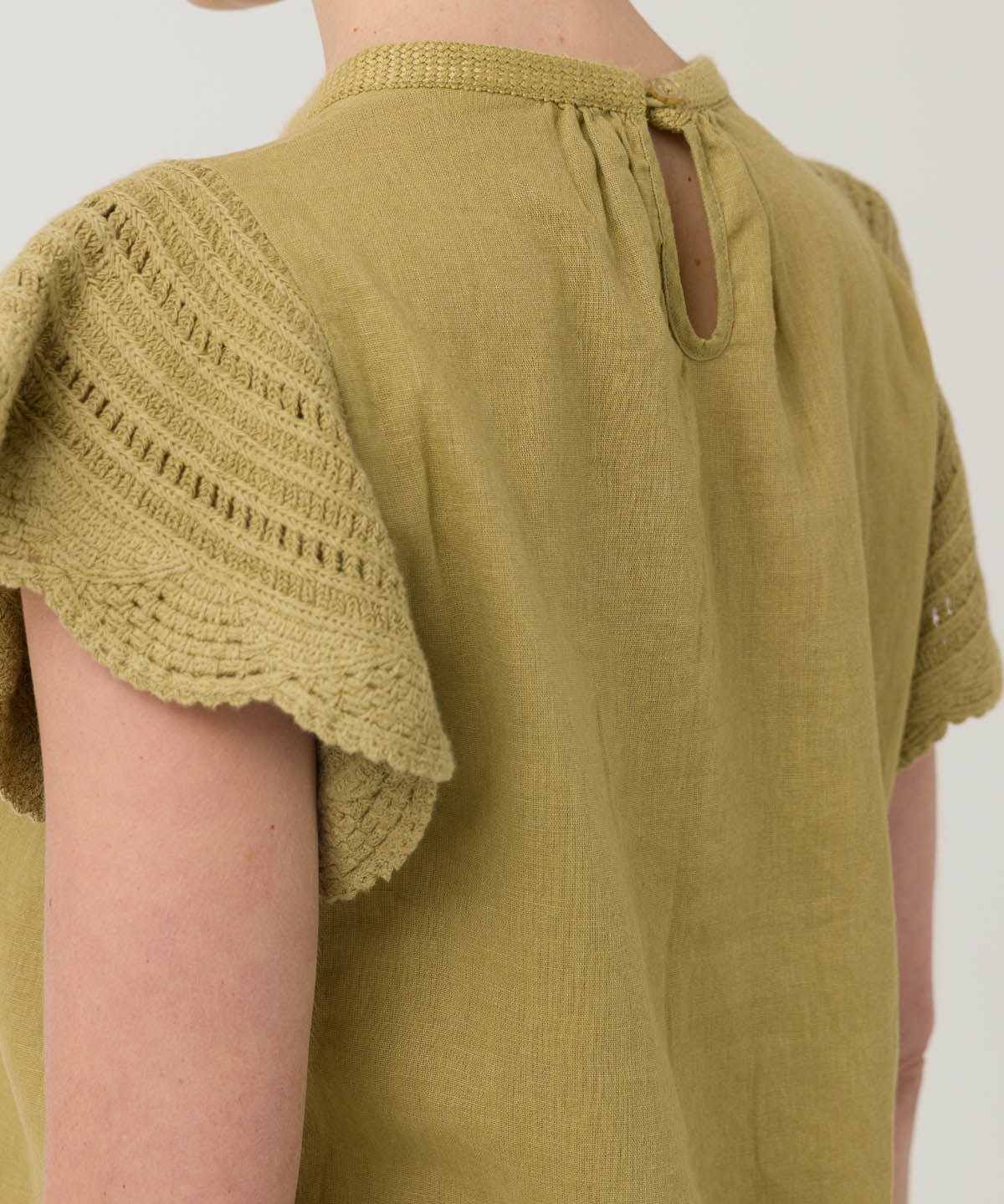 Blusa Algodón Orgánico Mujer Filka Verde Rockford