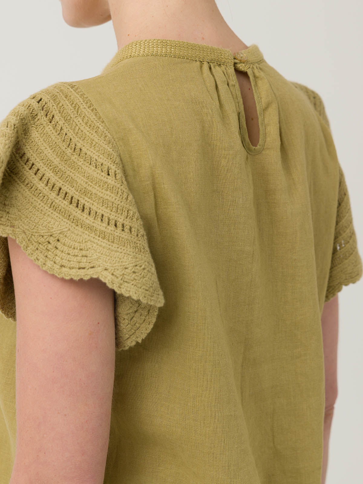 Blusa Algodón Orgánico Mujer Filka Verde Rockford