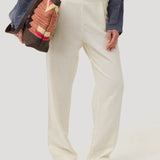 Pantalón Lino Orgánico Mujer Danubio Blanco Rockford