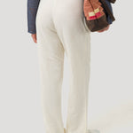 Pantalón Lino Orgánico Mujer Danubio Blanco Rockford