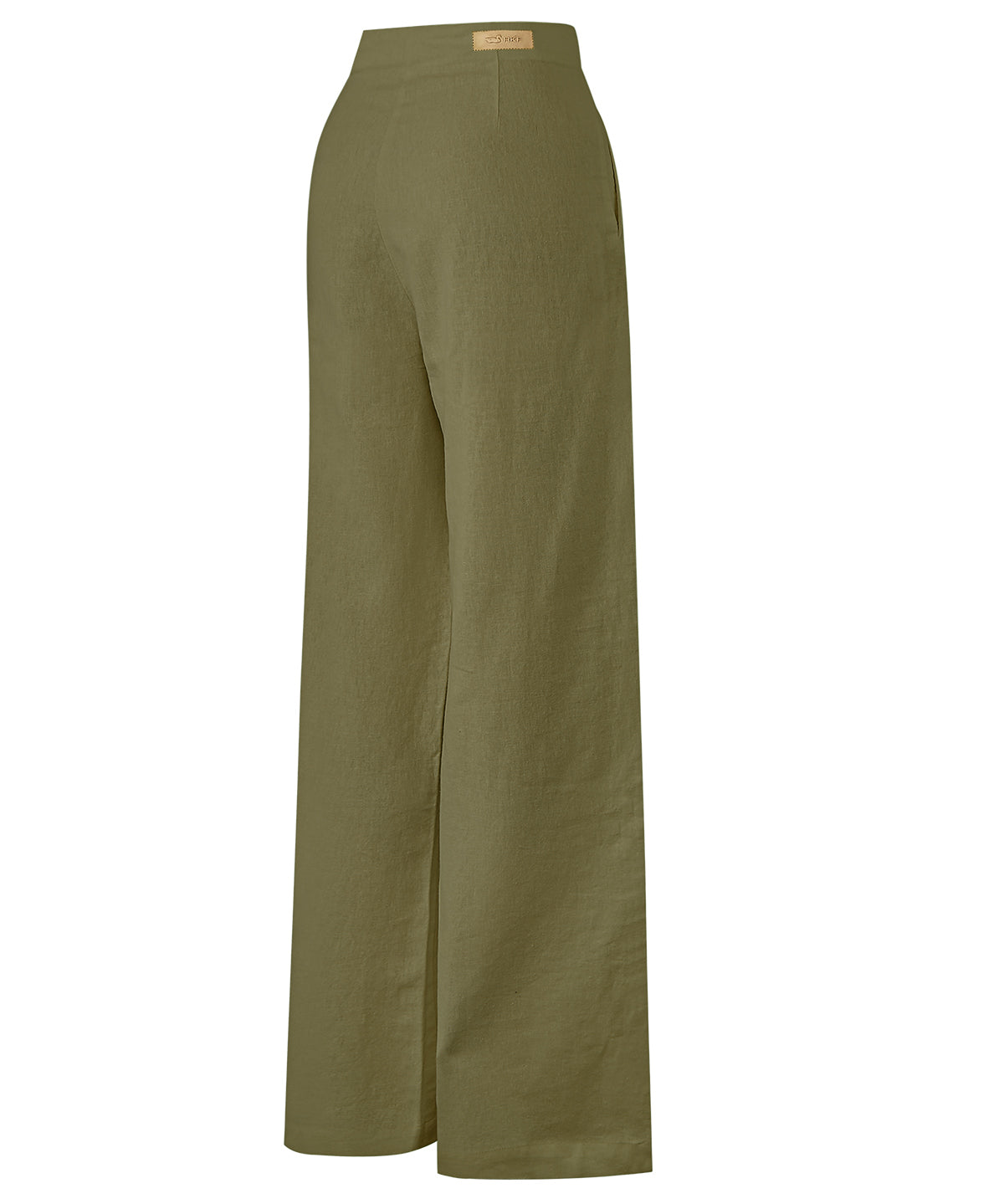 Pantalón Lino Orgánico Mujer Danubio Verde Rockford