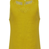 Blusa Lino Orgánico Mujer Cleep Amarillo Rockford