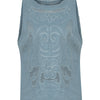Blusa Lino Orgánico Mujer Cleep Gris Rockford