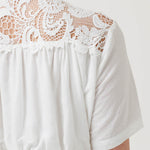 Vestido Lino Orgánico Mujer Geneva Blanco Rockford