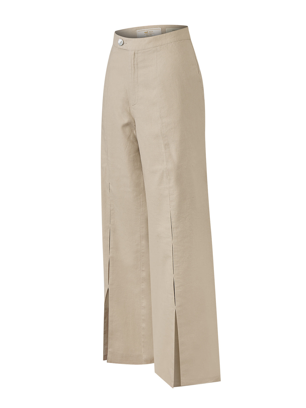 Pantalón Lino Orgánico Mujer Loch Beige Rockford