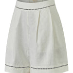 Short Lino Orgánico Mujer Andes Blanco Rockford