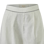 Short Lino Orgánico Mujer Andes Blanco Rockford